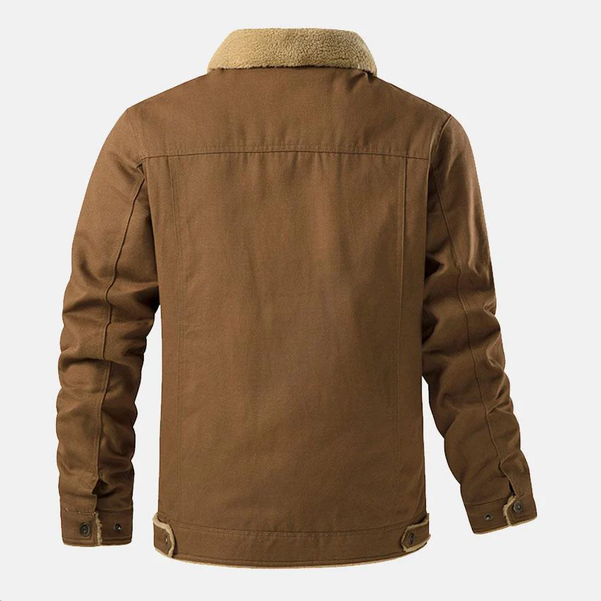 HARRISON - Men`s jacket with sherpa lining